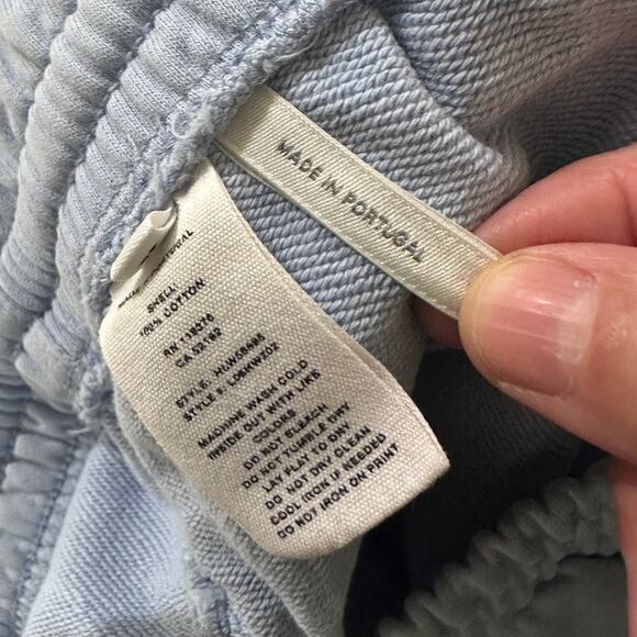 Helmut Lang Women’s Blue French Terry Track Pants Light Blue, size XS - Picture 4 of 12